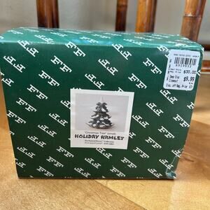 Fitz & Floyd Holiday Hamlet Small Christmas Tree Enchanted Forest Original Box